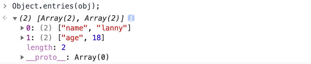 Object.entries