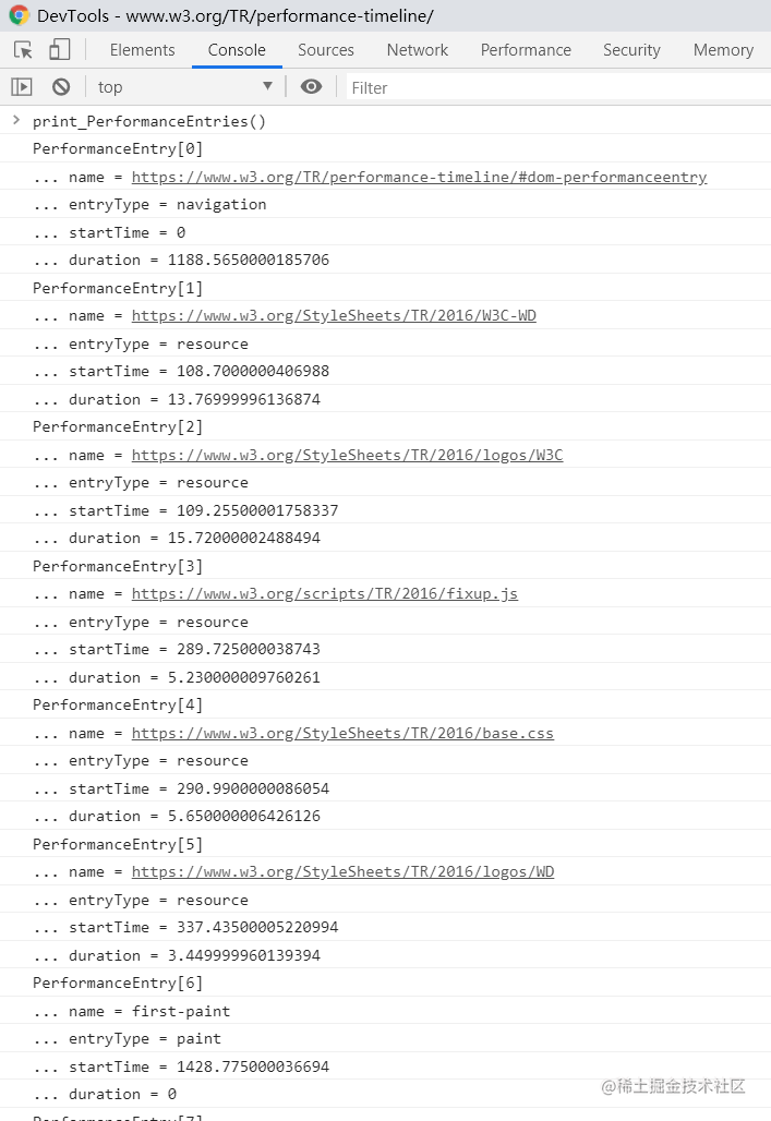 Navigation Timing API 入门 掘金