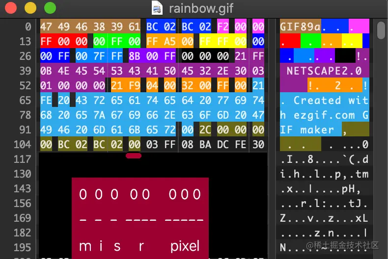 Image Descriptor Hex