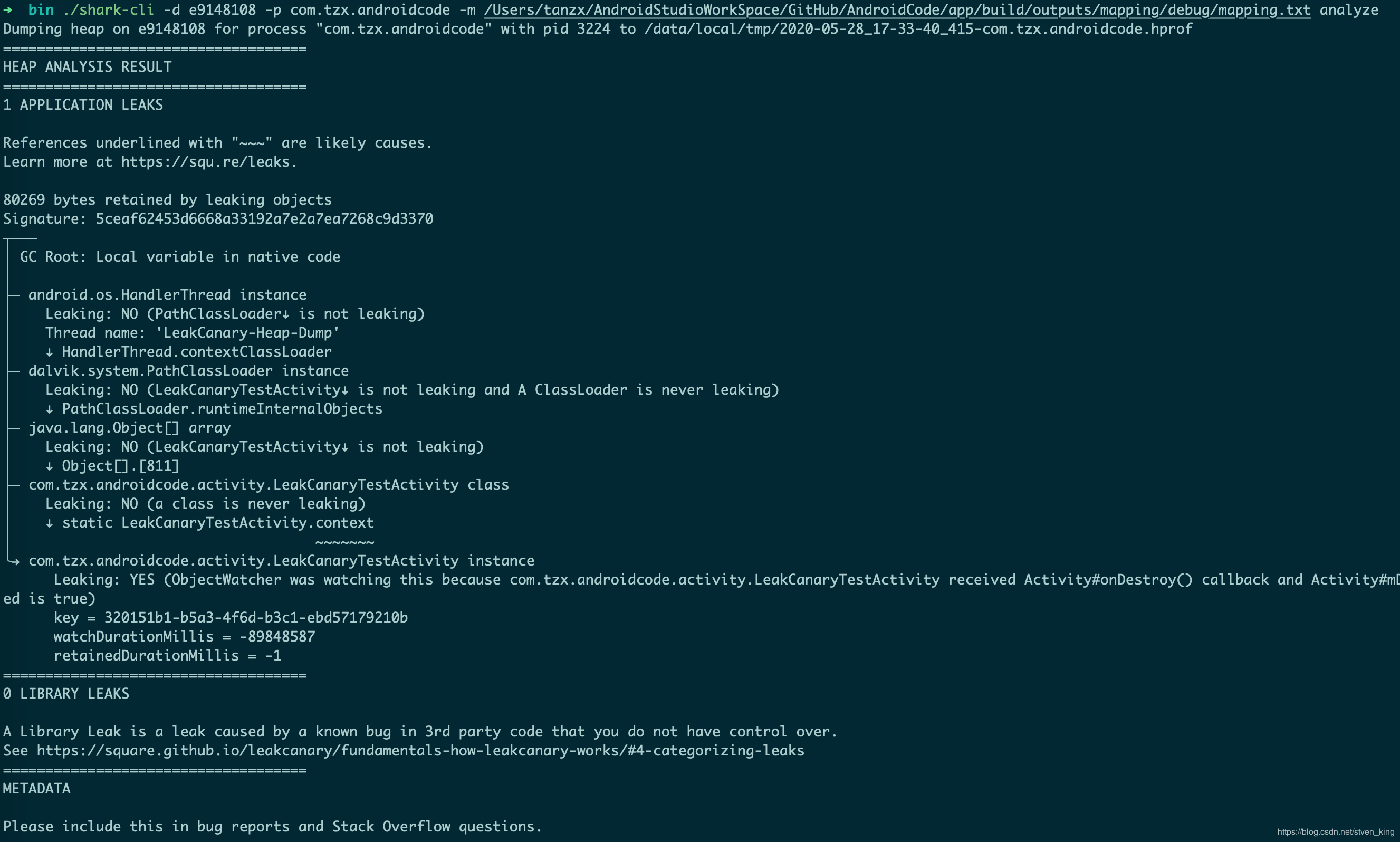 shark-cli-analyze-mapping