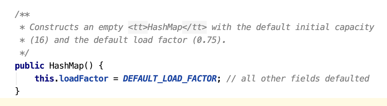 HashMap 存储因子