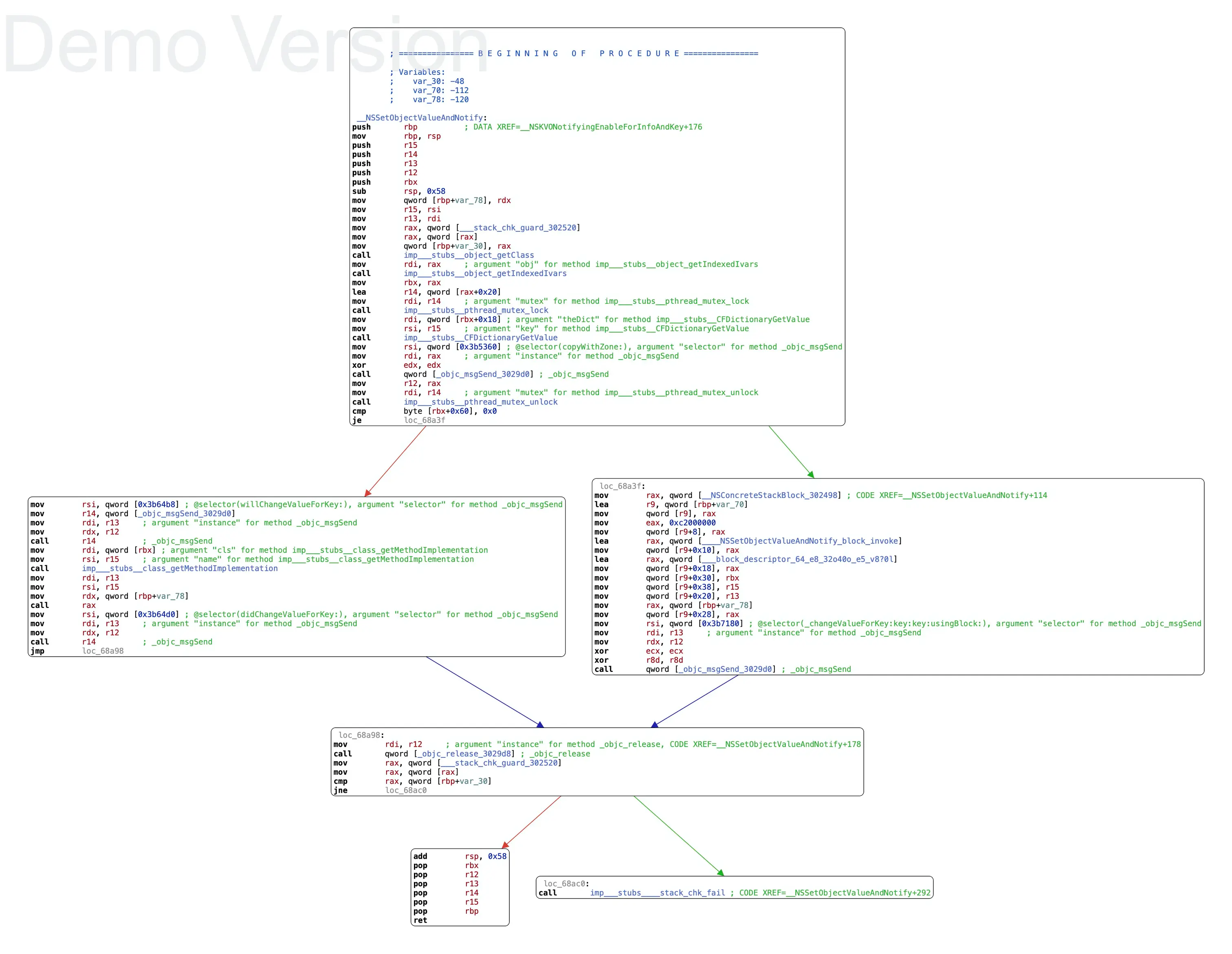 Foundation __NSSetObjectValueAndNotify