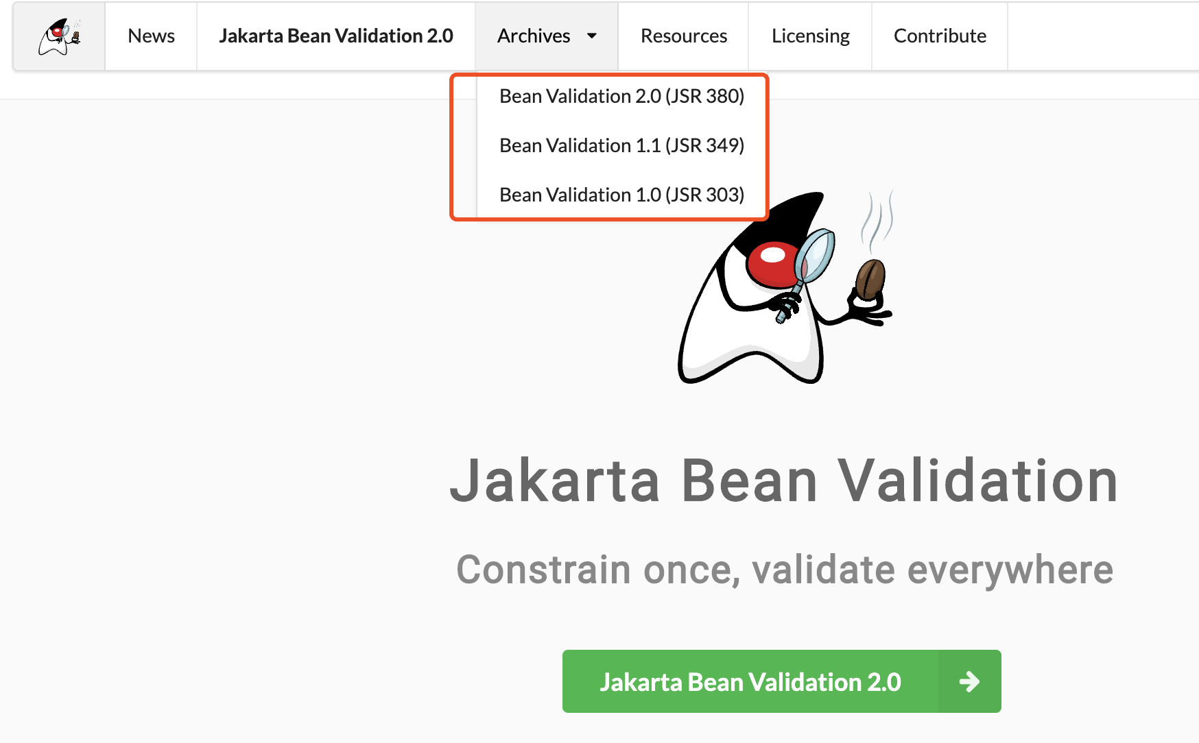 beanvalidation 支持