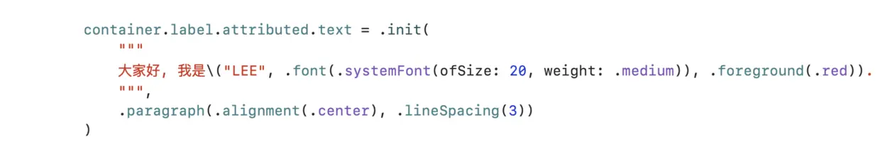 AttributedString