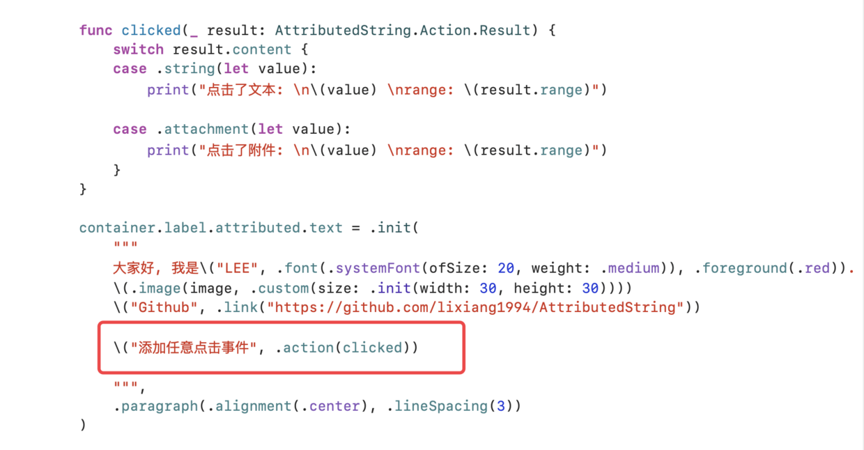 AttributedString-Action-Click