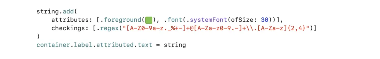 AttributedString-Checking
