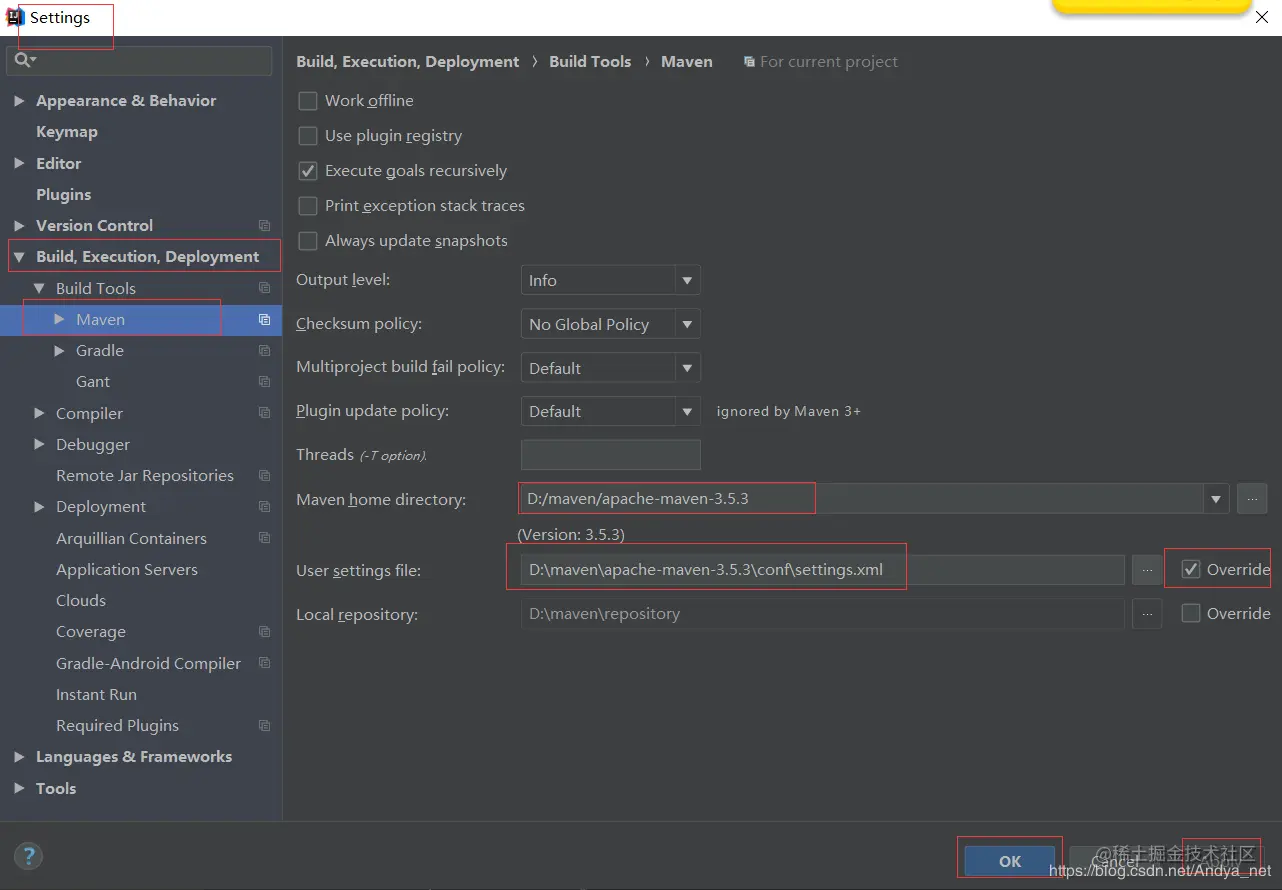 配置本地maven仓库