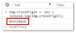crossOrigin 解析为 anonymous