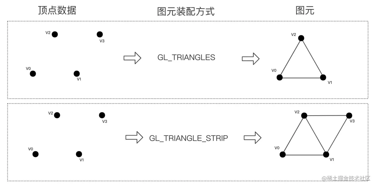 顶点数据与图元装配