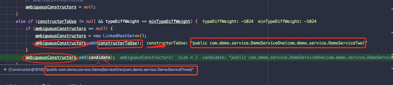 同类型的构造器