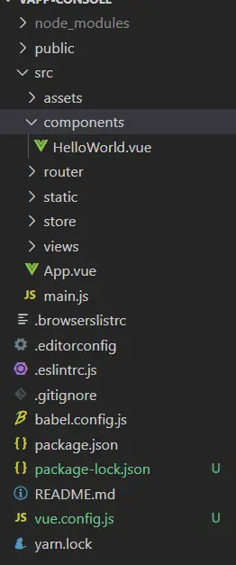 vue-cli4.x初始化一个空的工程