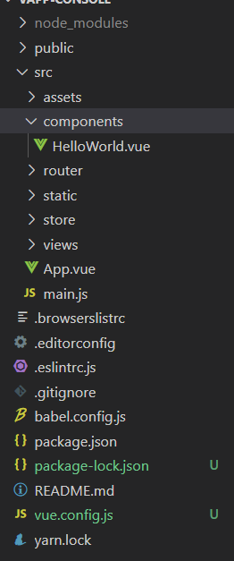 vue-cli4.x初始化一个空的工程