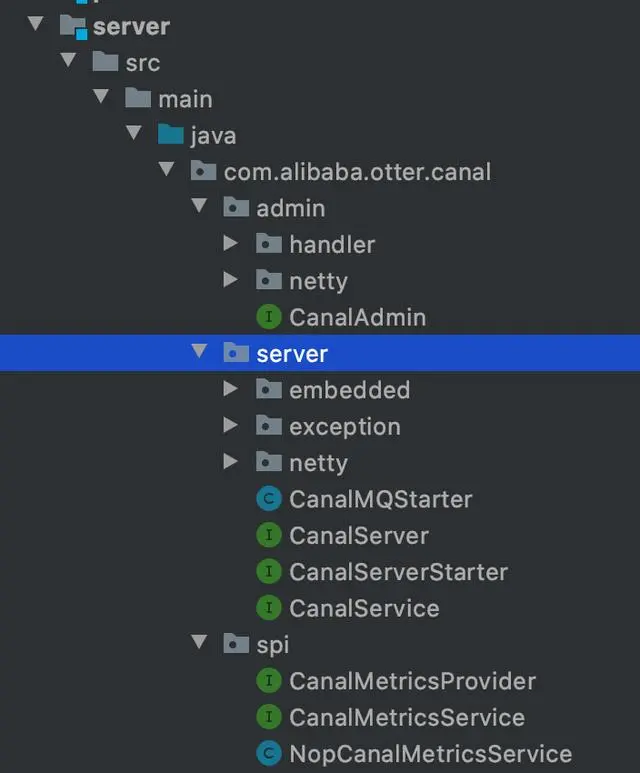 「从零单排canal 05」 server模块源码解析（1.1.5-sp版本）