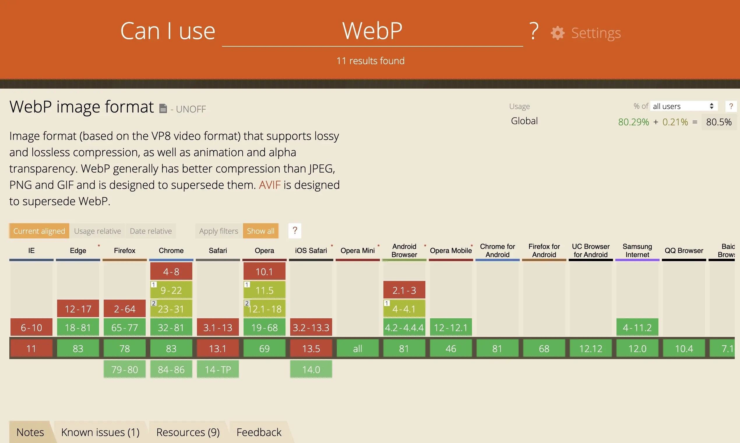 Can I use WebP?
