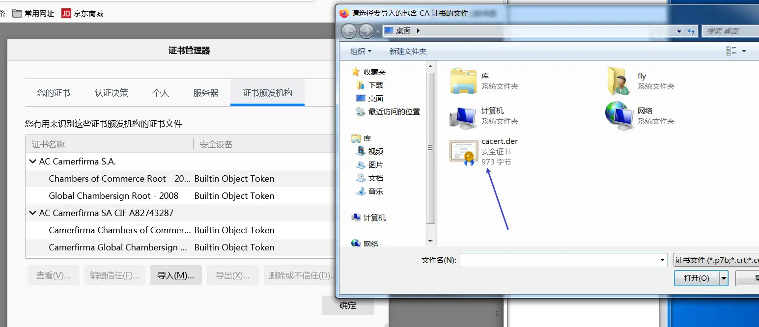 浏览器中安装证书-3