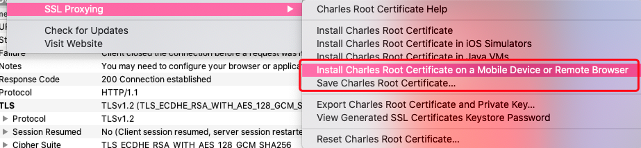 手机安装charles证书