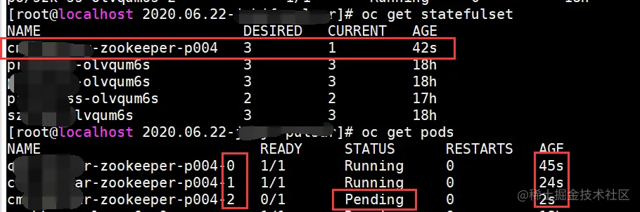 StatefulSet资源对象的pod启动顺序