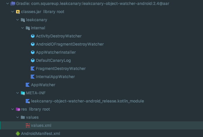 leakcanary-object-watcher-android结构图