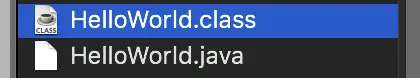 HelloWorld 源代码和字节码文件