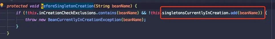 addsingletonsCurrentlyInCreation