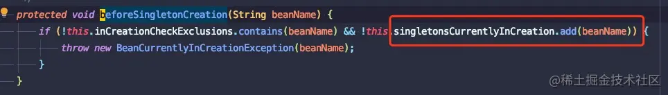 addsingletonsCurrentlyInCreation