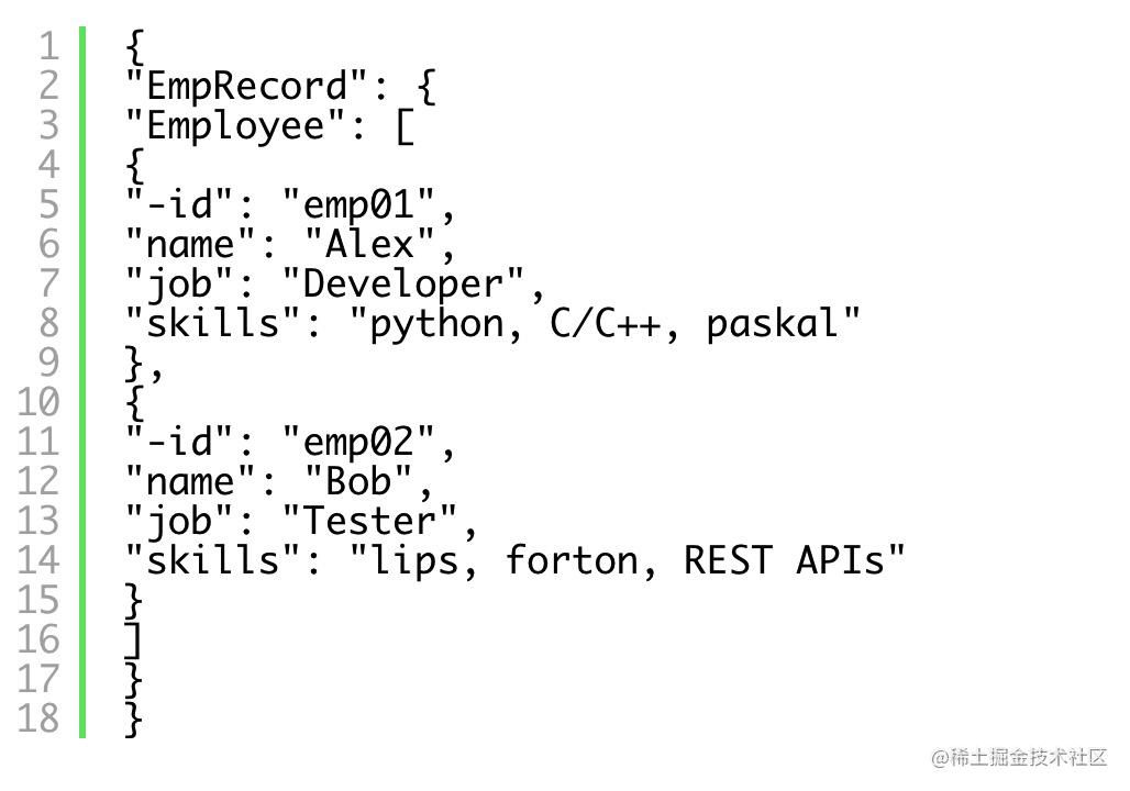 YAML & JSON &XML 如何选择 - 掘金
