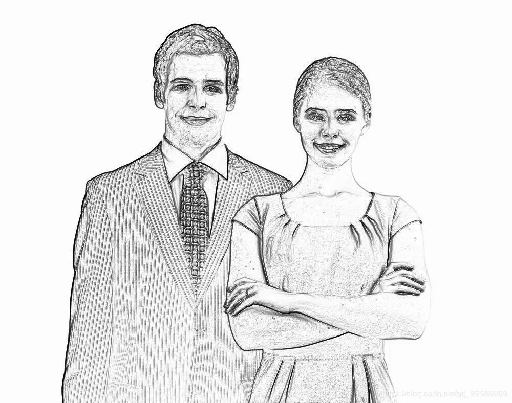 铅笔风格转换效果