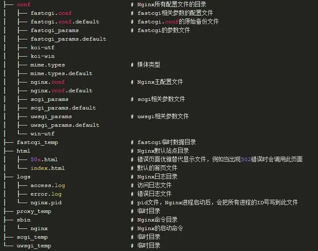 nginx 目录介绍