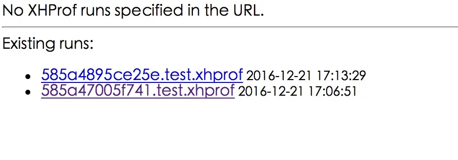 PHP 性能追踪及分析工具（XHPROF）