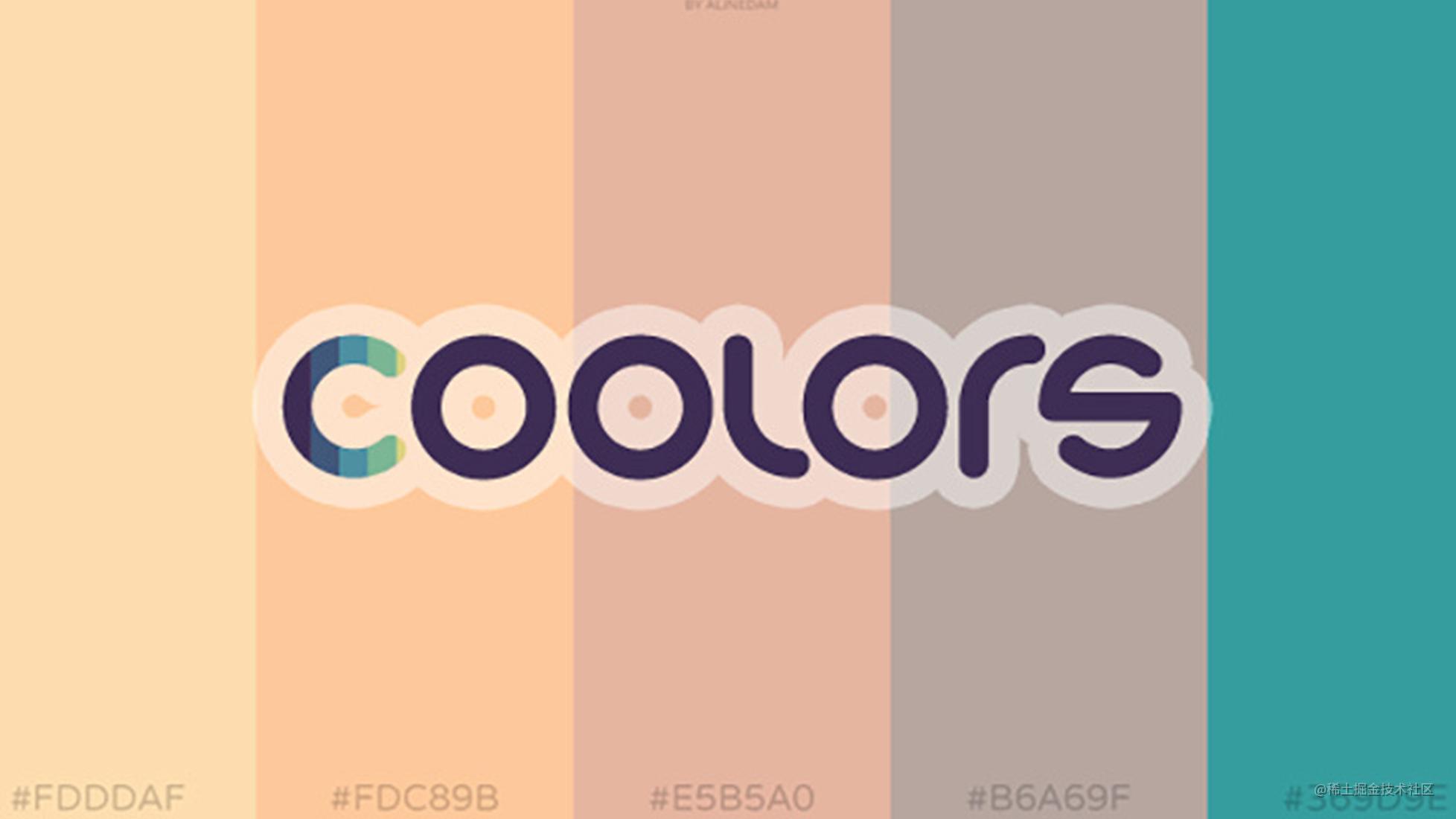 Coolors：自动生成配色色板的小工具