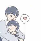 穿条纹睡衣的男孩的个人资料头像