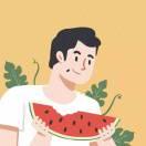 叼住麦克风还不肯放手的个人资料头像